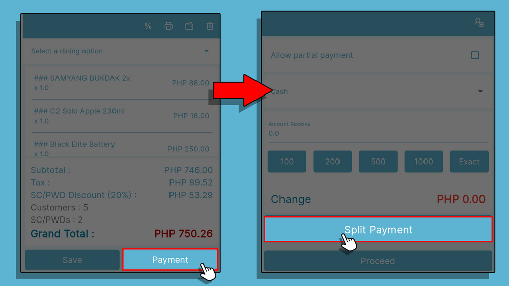 SPLIT PAYMENT v3